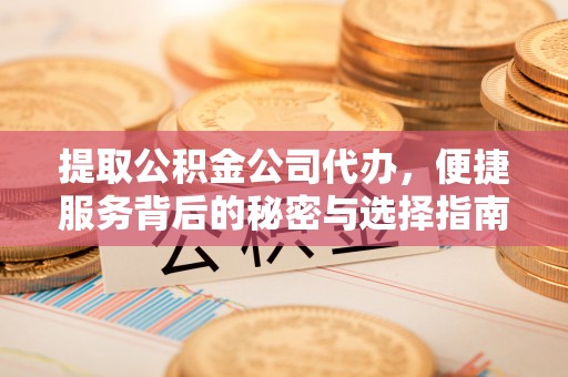 长阳提取公积金公司代办，便捷服务背后的秘密与选择指南